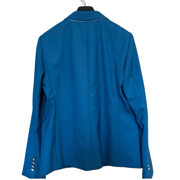 BOSS Jepita Teal Blue Blazer Size 4 - Picture 10 of 10